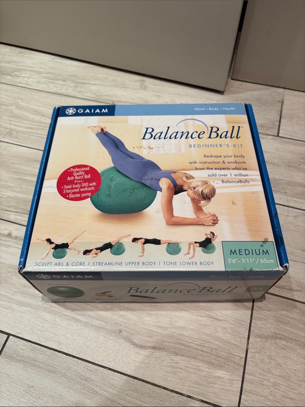 Gaiam Balance Ball Beginner’s Kit